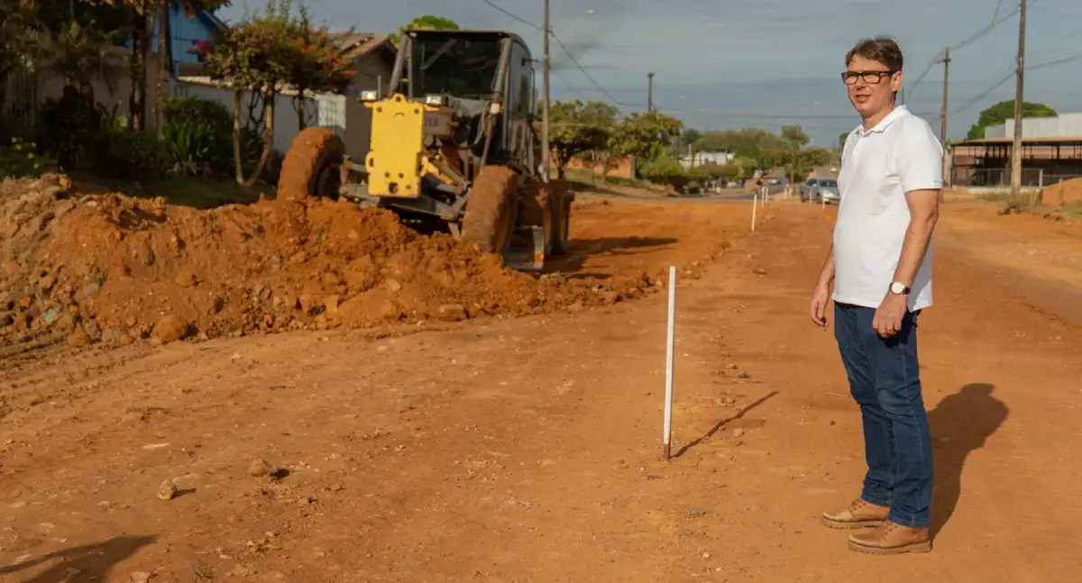 Asfaltamento da Linha 605 em Jaru avança com início de obras no trecho até o Residencial Orlandini