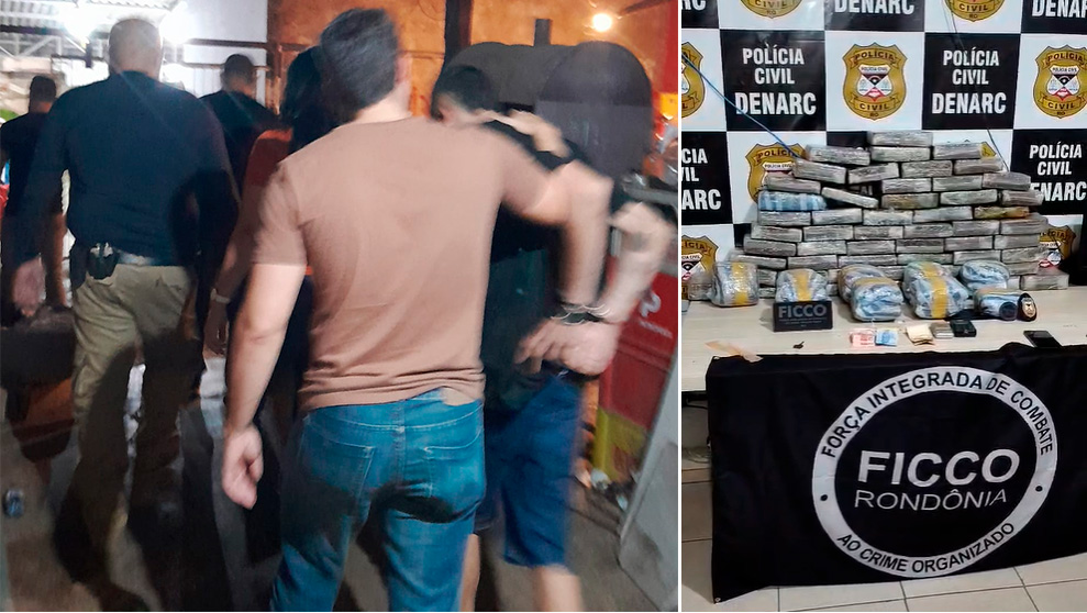 DENARC e FICCO desarticulam ponto de armazenamento de drogas e apreendem 63 Kg de Skunk na Capital
