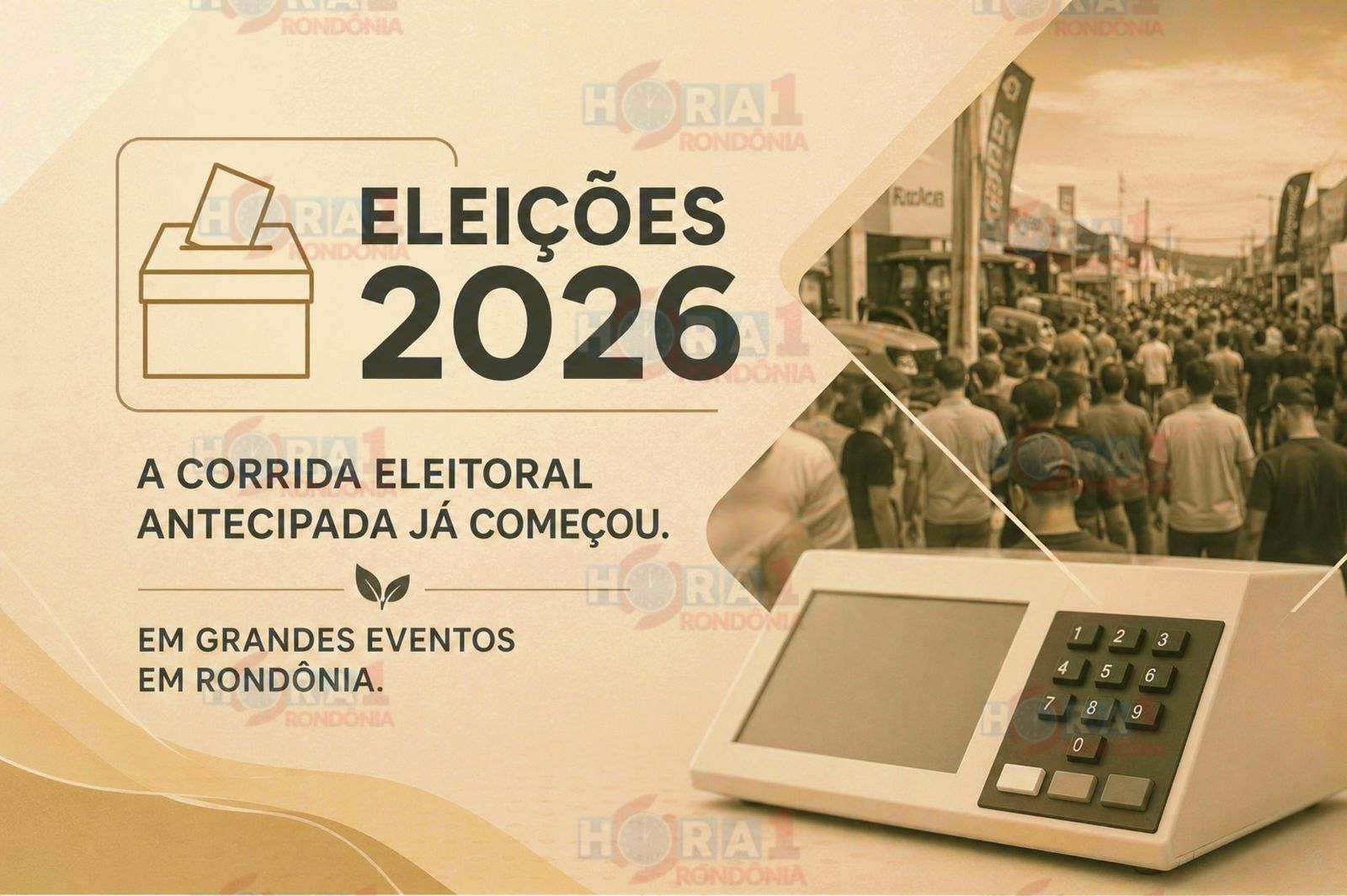 Eleições 2026 nem começaram, mas corrida por votos já movimenta Rondônia e transforma eventos em vitrines políticas