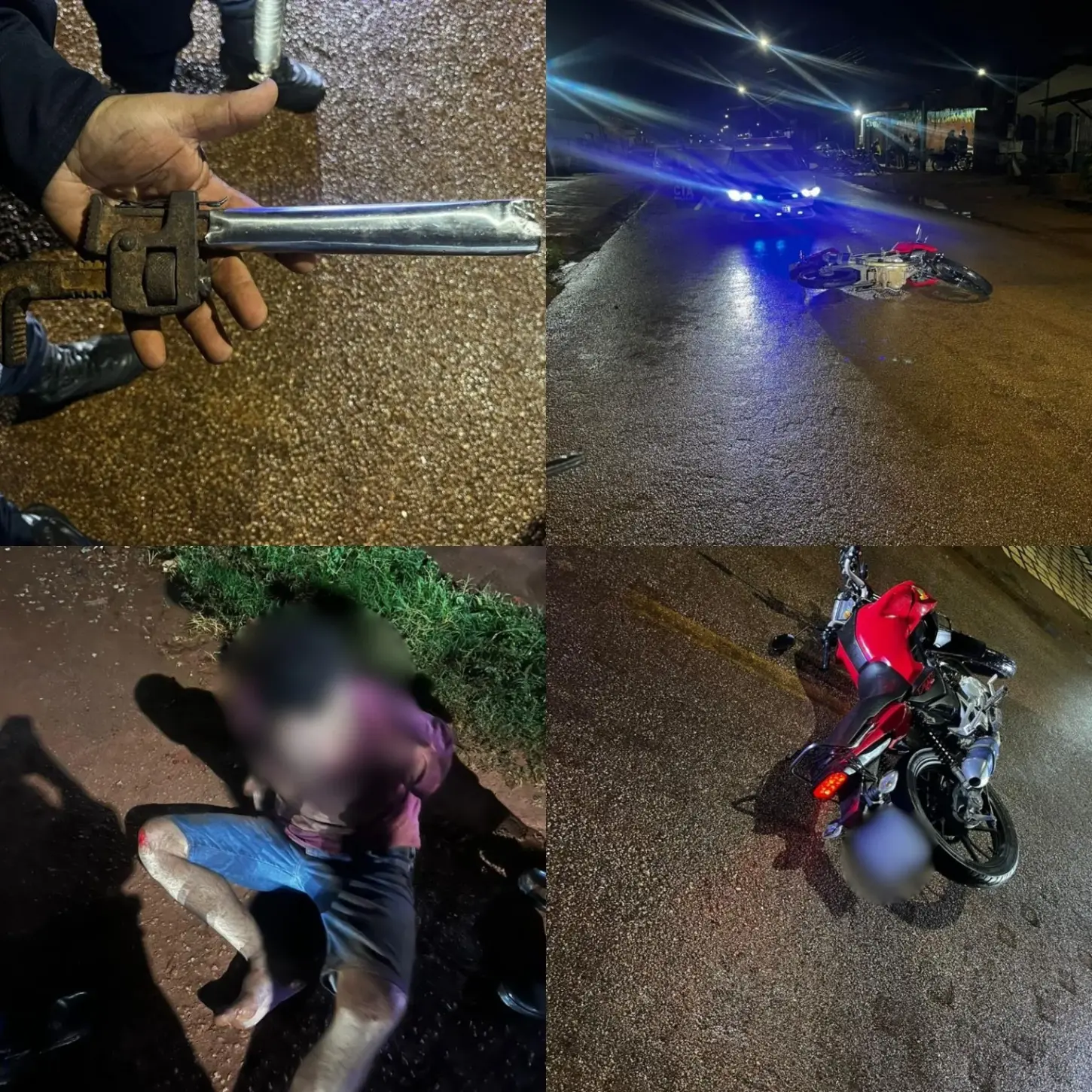 Homem é preso com simulacro após roubo de motocicleta em Porto Velho