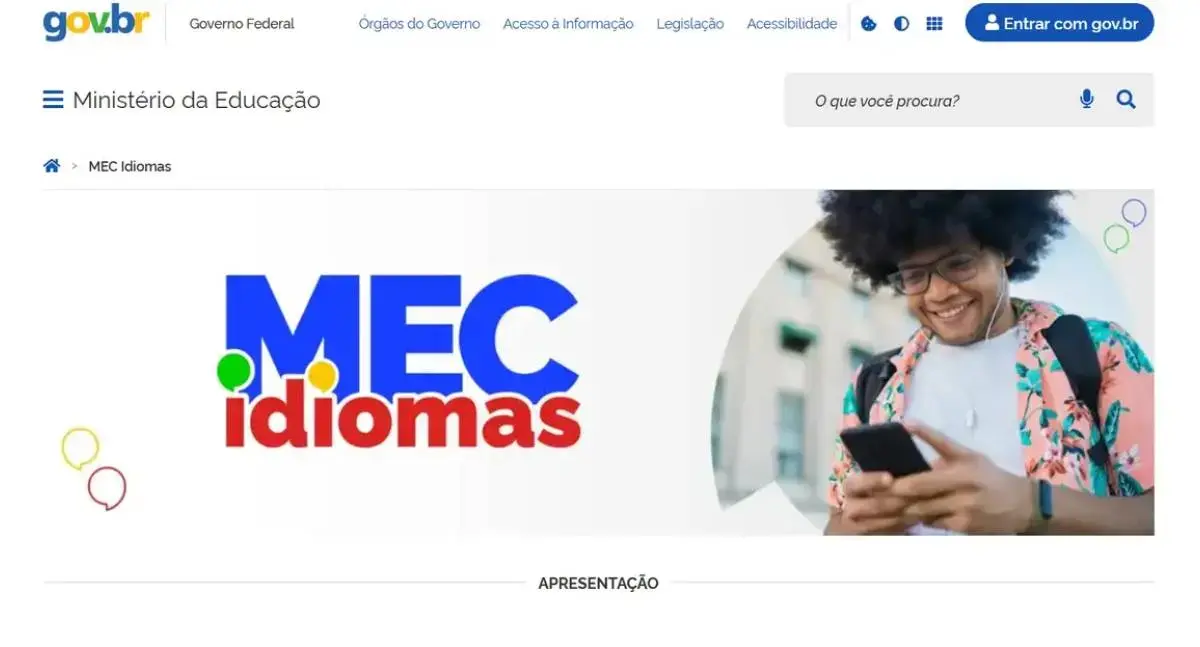 Ministério da Educação lança plataforma gratuita de idiomas