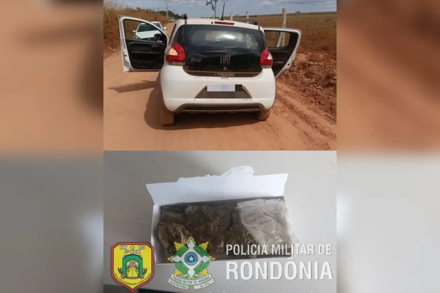 Perseguição policial termina com duas jovens presas por tráfico