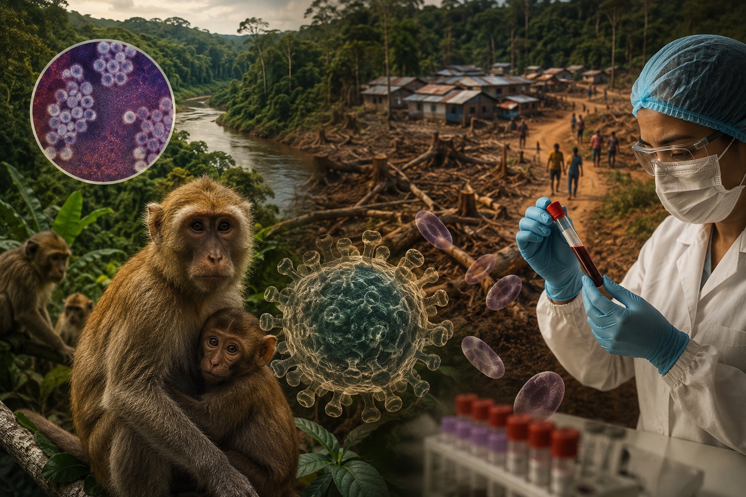 PESQUISA CIENTÍFICA – Doença humana chega a primatas da Amazônia e acende alerta em Rondônia