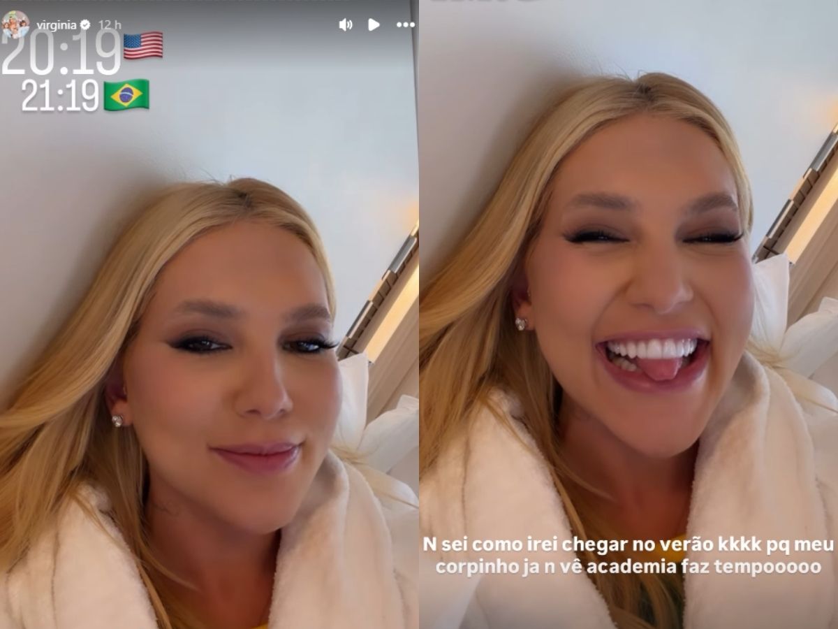 Virginia abre mão da academia para jantar, evita balada e alimenta rumores sobre Vini Jr.