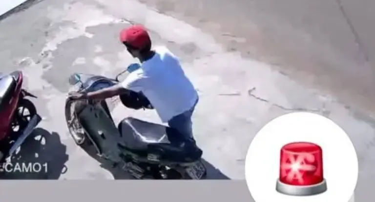  Honda Biz é furtada após ser deixada com chave na ignição em RO 