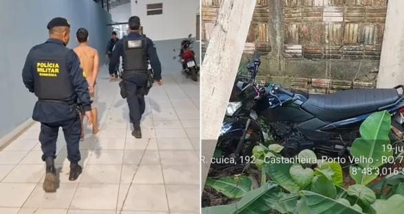 Jovem é preso após ameaçar familiares com facão e agredir irmão de 14 anos em Nova Mutum Paraná