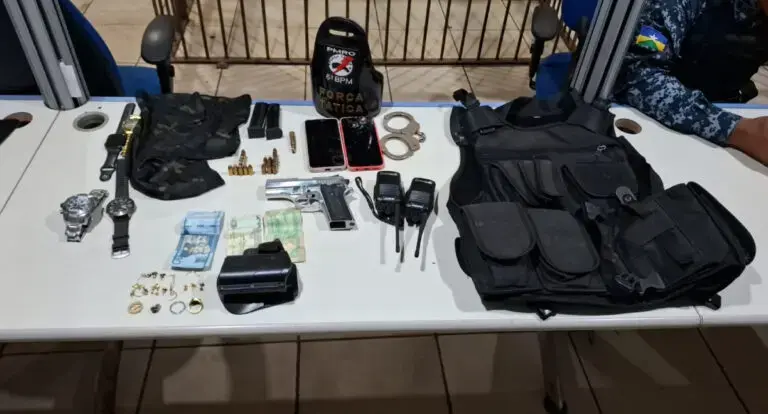Operação Sufocare prende integrante do CV com arma roubada e munições em Porto Velho