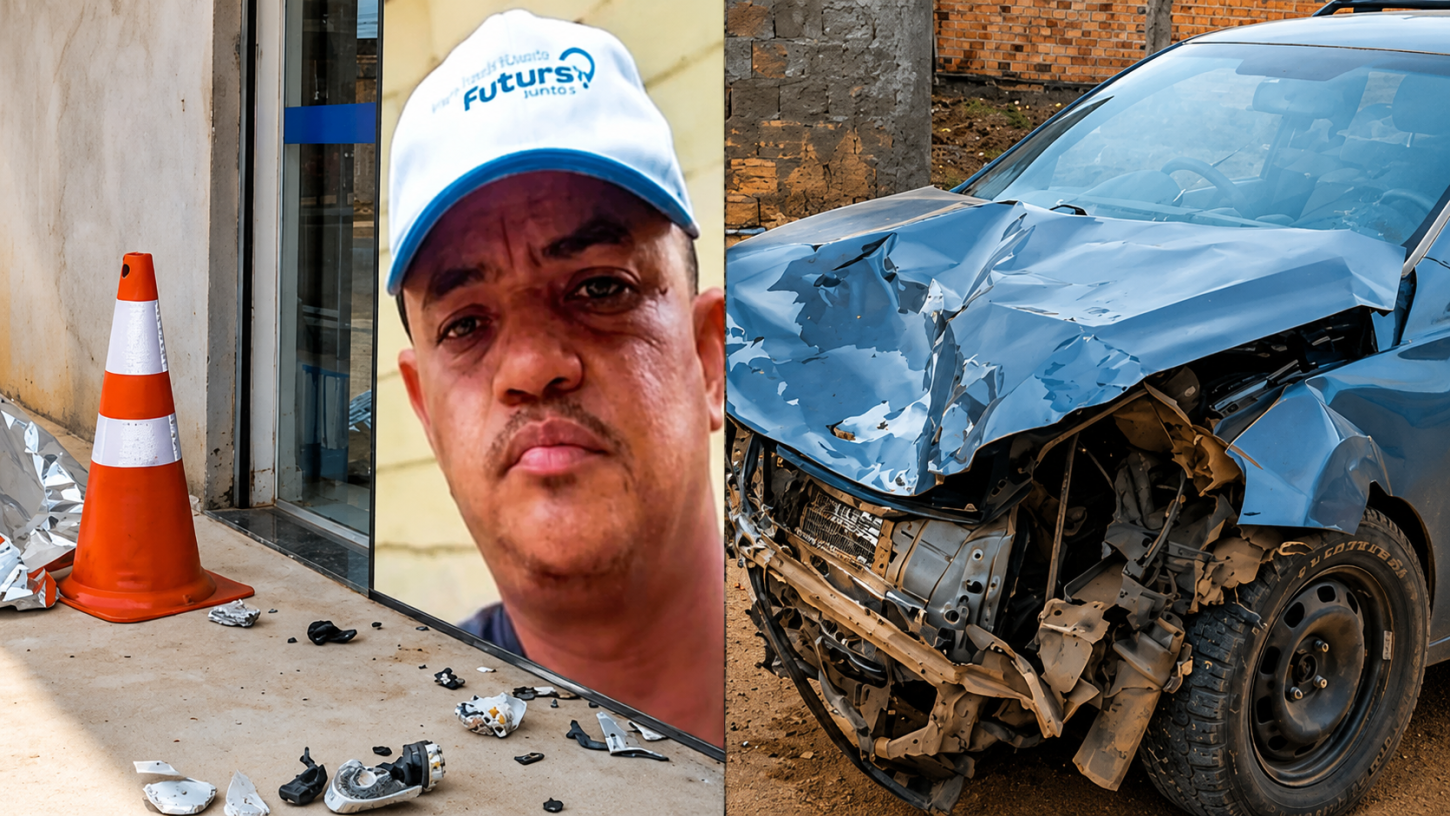 Pintor morre após ser arrastado por carro em Ji-Paraná; motorista abandona veículo e foge