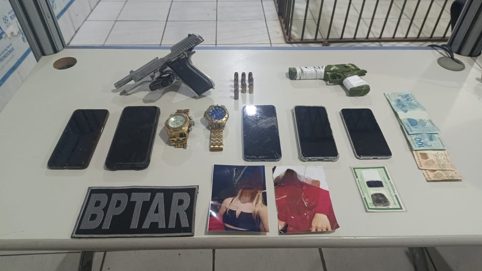 PM APREENDE ARMAS E PRENDE DOIS SUSPEITOS DURANTE OPERAÇÃO CONTRA O CRIME ORGANIZADO EM PORTO VELHO