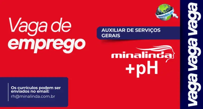 Água Mineral Minalinda abre 23 vagas para Auxiliar de Serviços Gerais (Carga e Descarga)