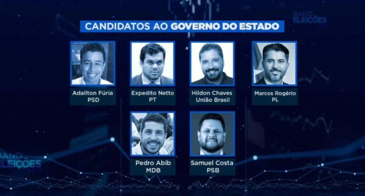 Candidatos ao governo de Rondônia trocam farpas em debate acalorado