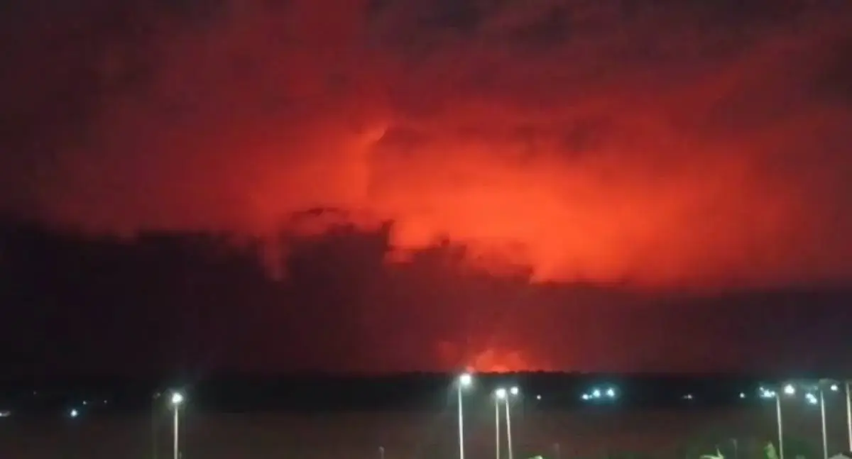 Céu fica avermelhado e assusta população de Porto Velho