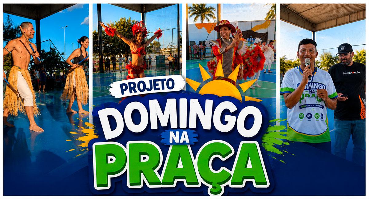 Domingo na Praça reúne famílias e valoriza cultura em Porto Velho