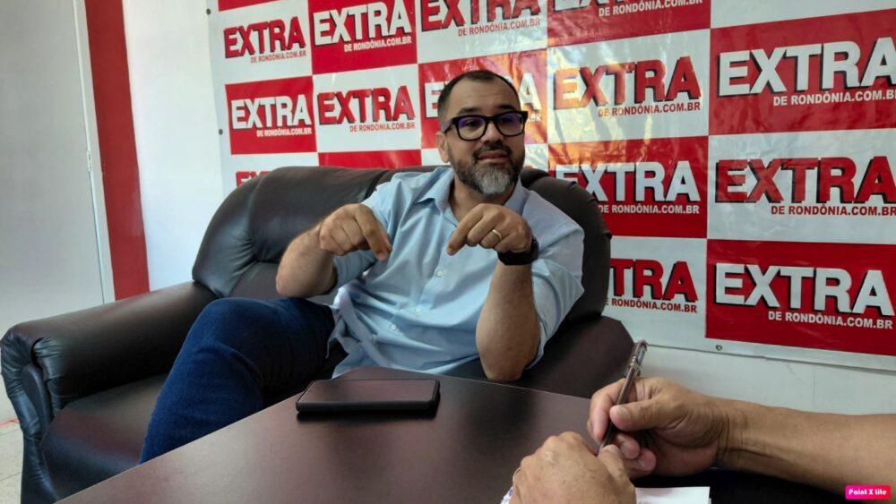 Em agenda oficial em Vilhena, advogado divulga candidatura a deputado federal e critica problemas de RO