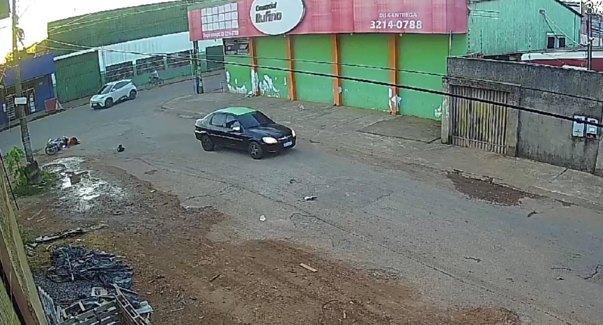 Imagens revelam que mulher morta em moto foi vítima de atropelamento antes de vir a óbito em Porto Velho