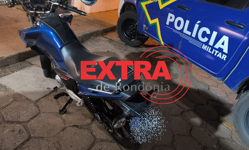 Motociclista é preso depois de empinar veículo, fugir da polícia e ser flagrado com drogas perto de escola em Vilhena