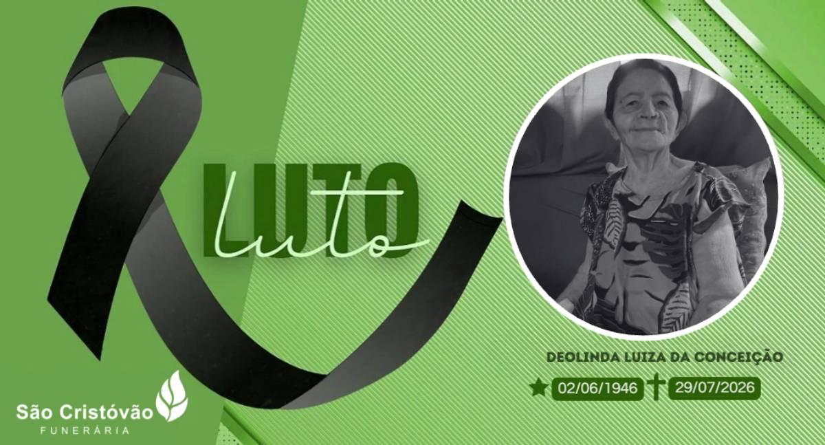 Nota de Pesar: Deolinda Luiza da Conceição