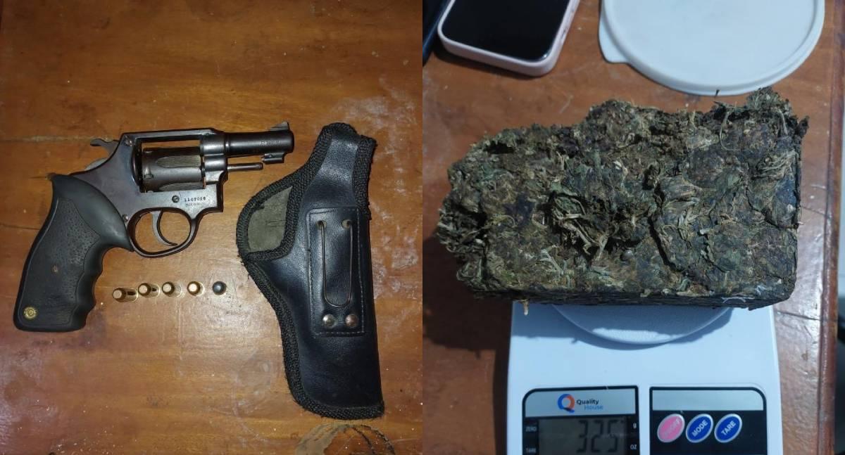 Prisão por roubo de celular resulta na apreensão de armas, drogas e dois suspeitos em RO