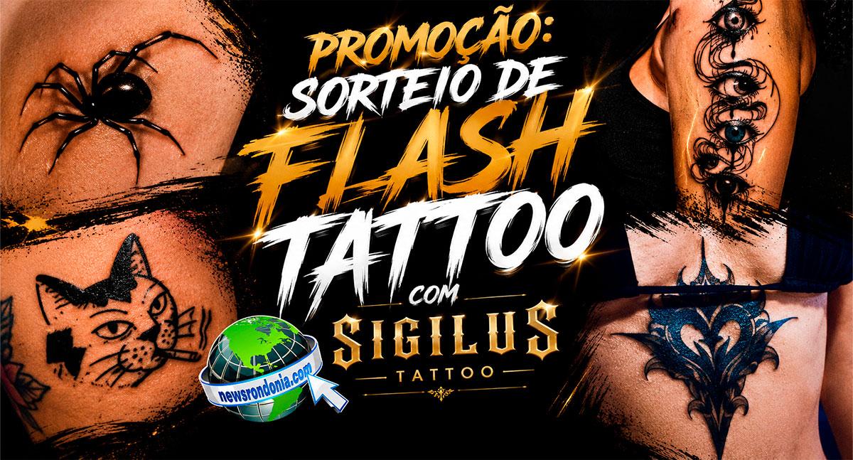 Promoção: sorteio de Flash Tattoo com Sigilus Tattoo