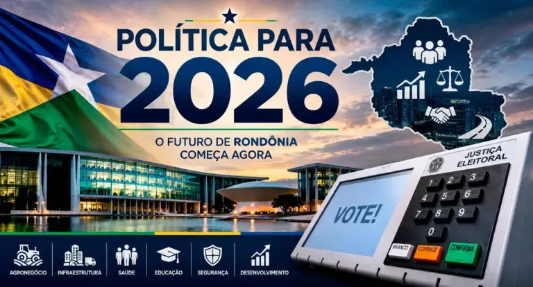  Rondônia vive intensa movimentação política para 2026: o tabuleiro eleitoral já começou a ser montado 