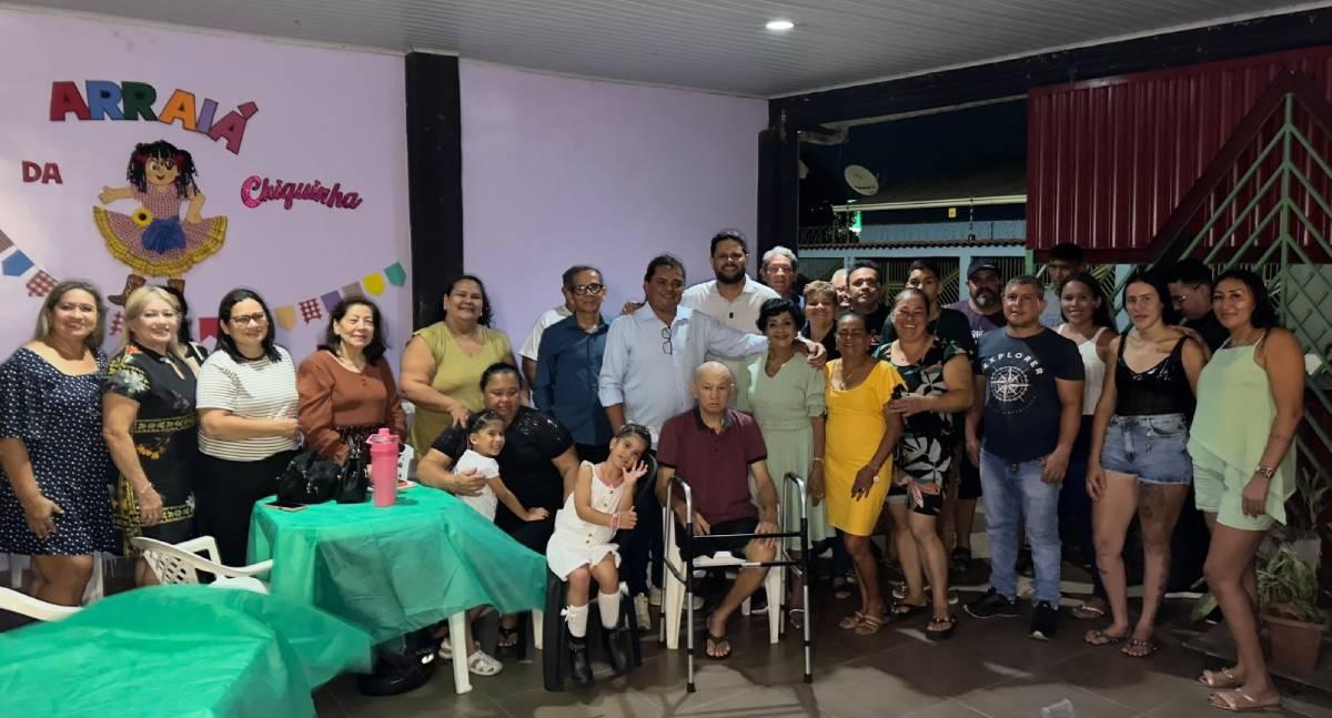 Samuel Costa reúne lideranças na Zona Sul de Porto Velho e defende humanização da saúde pública