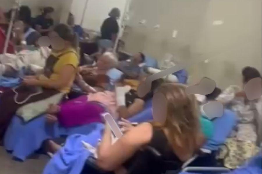 SAÚDE EM COLAPSO: Vídeo aponta superlotação no João Paulo II, pior hospital do Brasil