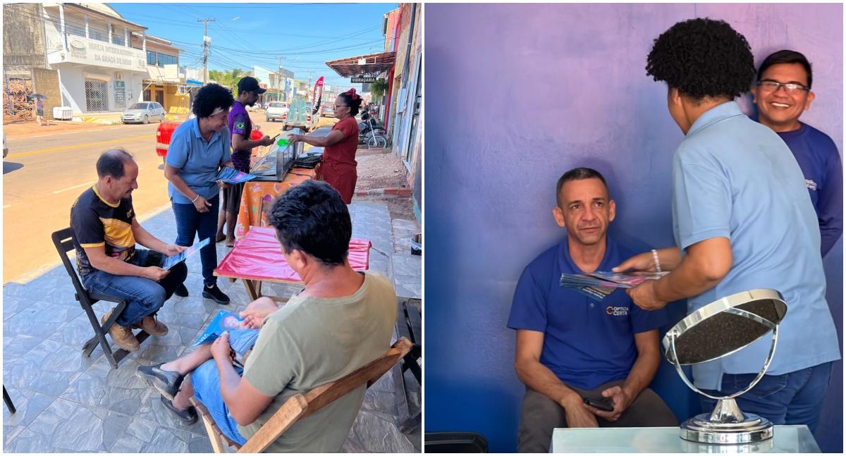 Sílvia Cristina destaca origem humilde e valores familiares durante pré-campanha ao Senado