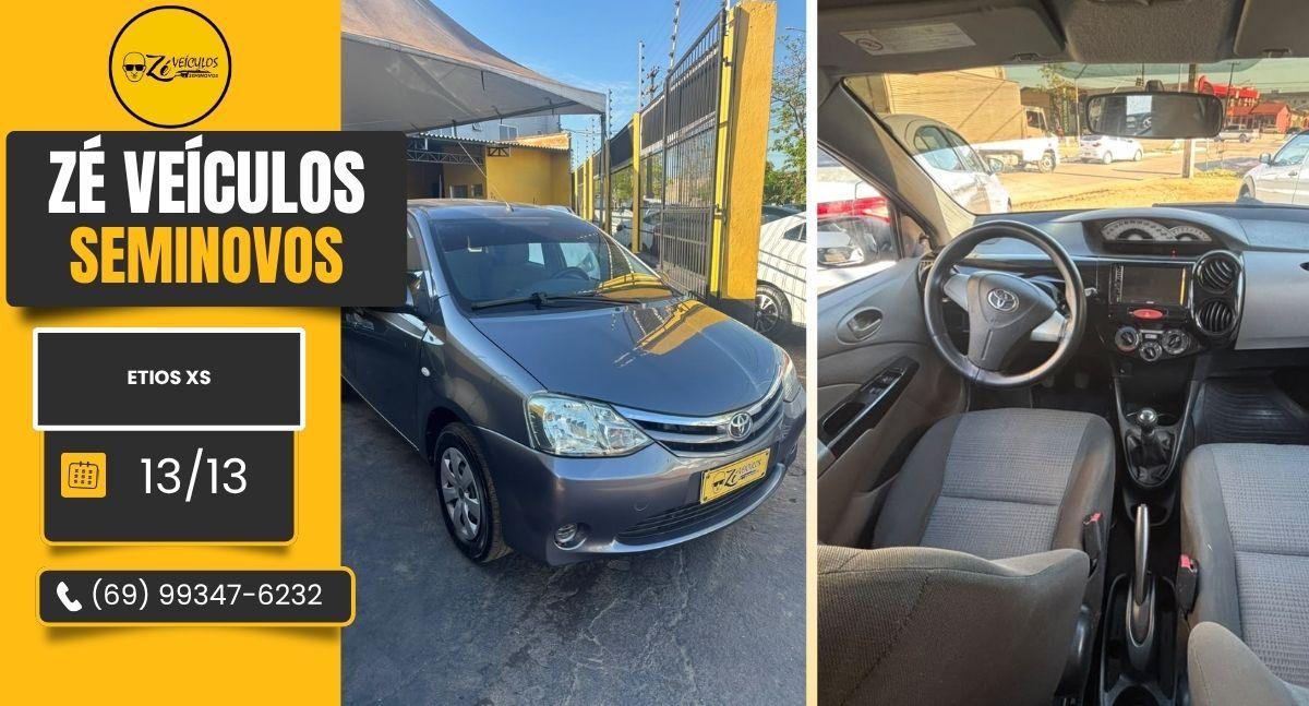 Toyota Etios XS 2013 Econômico e Muito Confiável na Zé Veículos