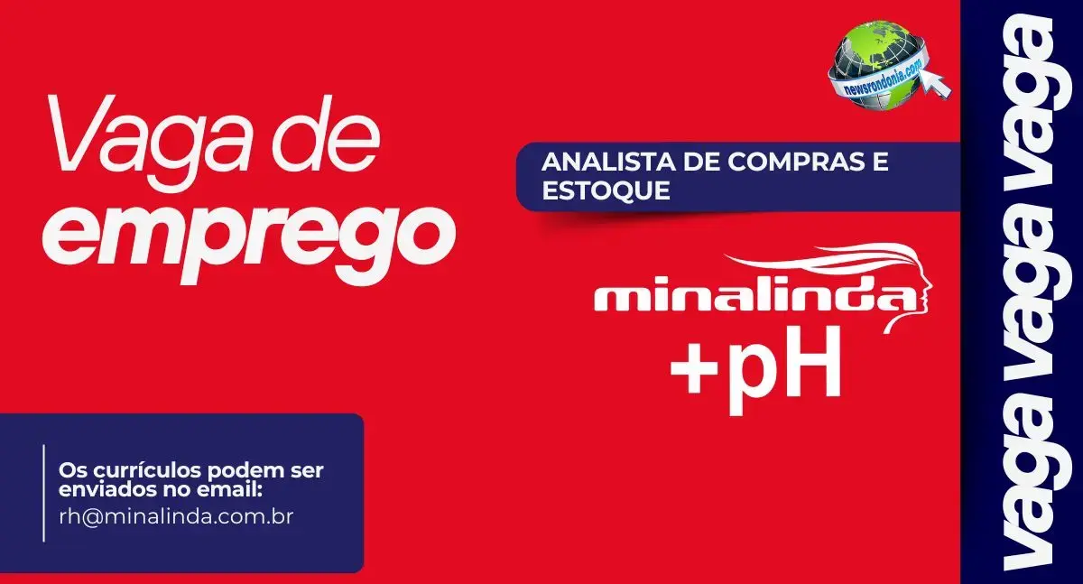 Vaga de emprego | Analista de Compras e Estoque