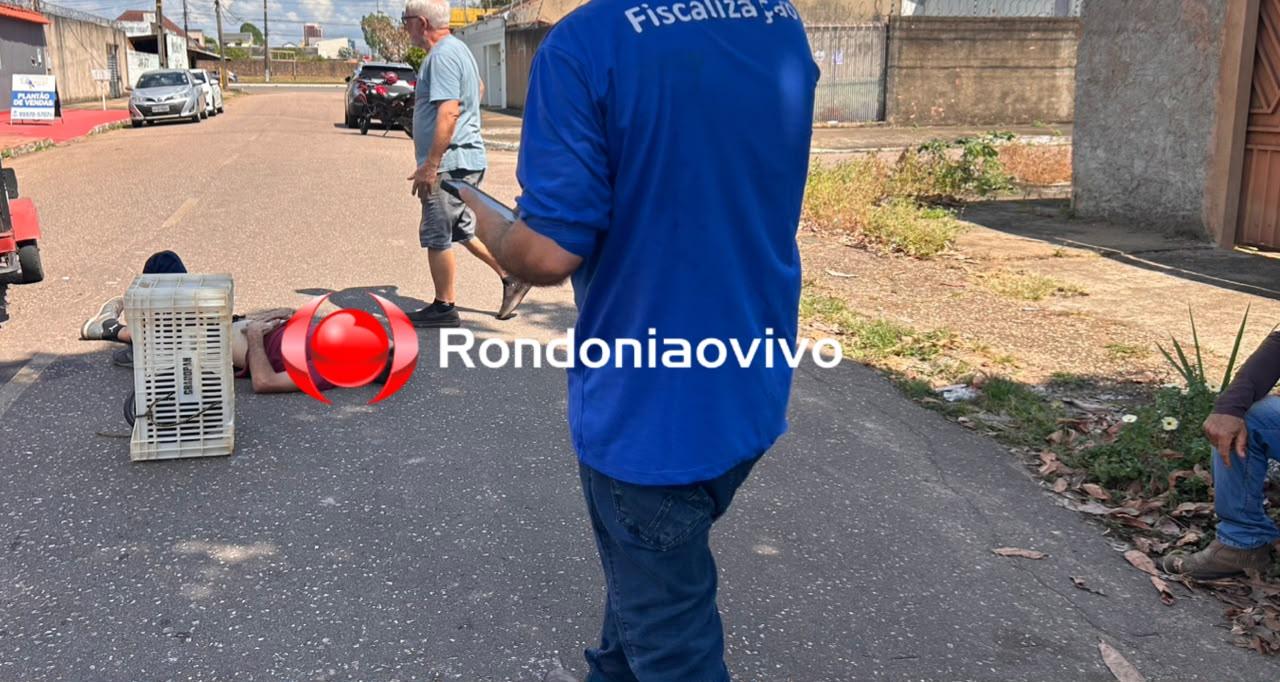 VÍDEO: Colisão entre motos deixa dois feridos próximo ao Skate Parque