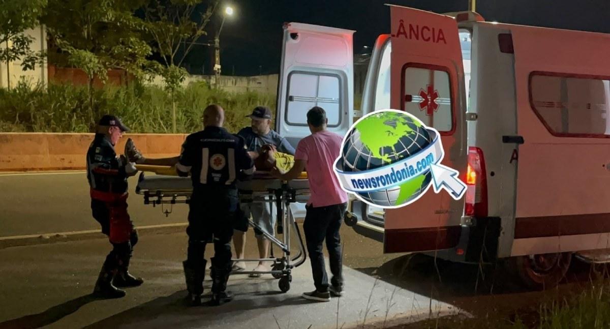 Acidente com motocicleta deixa duas pessoas gravemente feridas na Rodovia 135