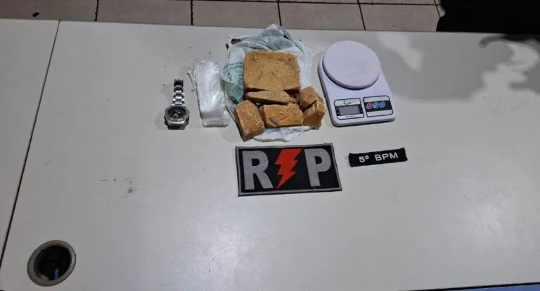 Homem de 39 anos é preso por tráfico de drogas no bairro Aponiã em Porto Velho