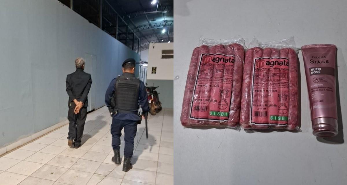 Idoso é detido depois de furtar alimentos em Porto Velho