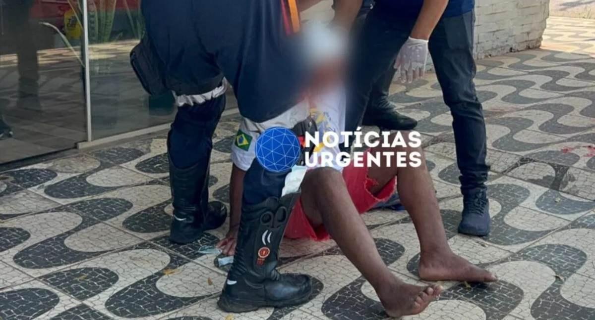 Idoso fica ferido depois de sofrer queda e bater a cabeça em via pública na capital rondoniense