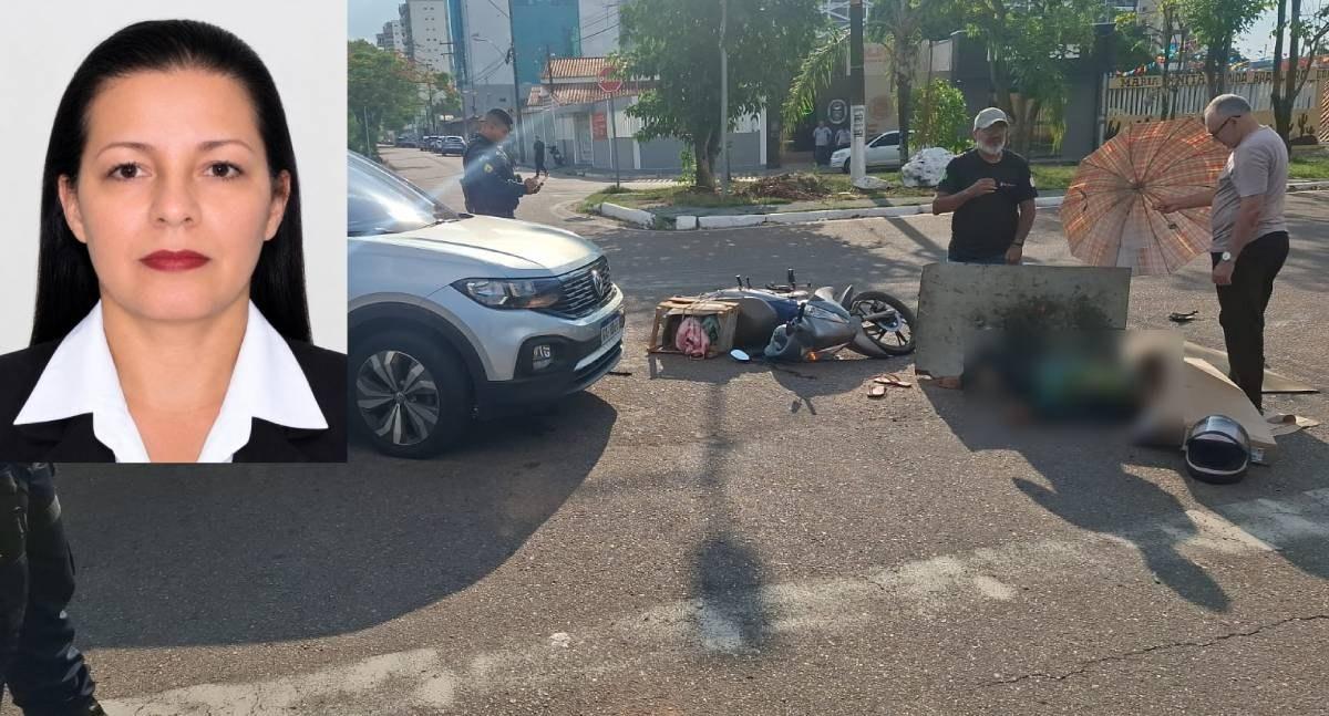 Motociclista morre depois de colisão entre moto e automóvel em cruzamento na zona norte de Porto Velho