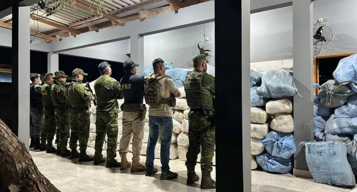 Polícia Federal e forças de segurança apreendem mais de 3 toneladas de drogas no interior de Rondônia
