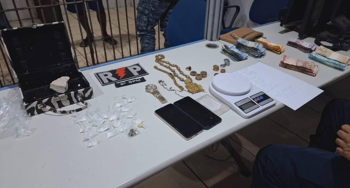 5º BPM fecha ponto de venda de drogas em imóvel abandonado e prende suspeito na Zona Leste de Porto Velho