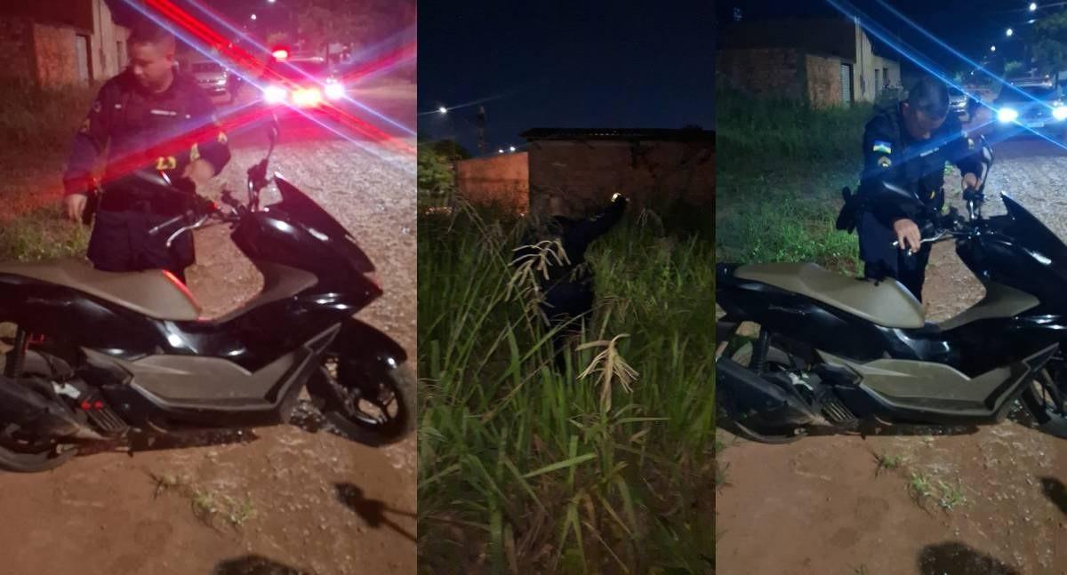 Ação do Setor 15 do 5º BPM recupera motocicleta furtada após vítima ser enganada na zona leste de Porto Velho