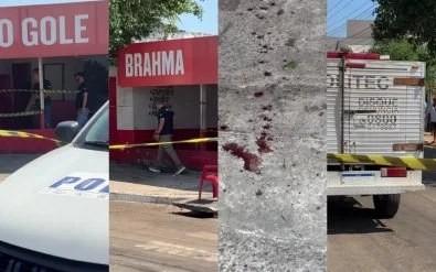 Criminoso invade bar e mata dona do estabelecimento e cliente a tiros – VEJA O VÍDEO