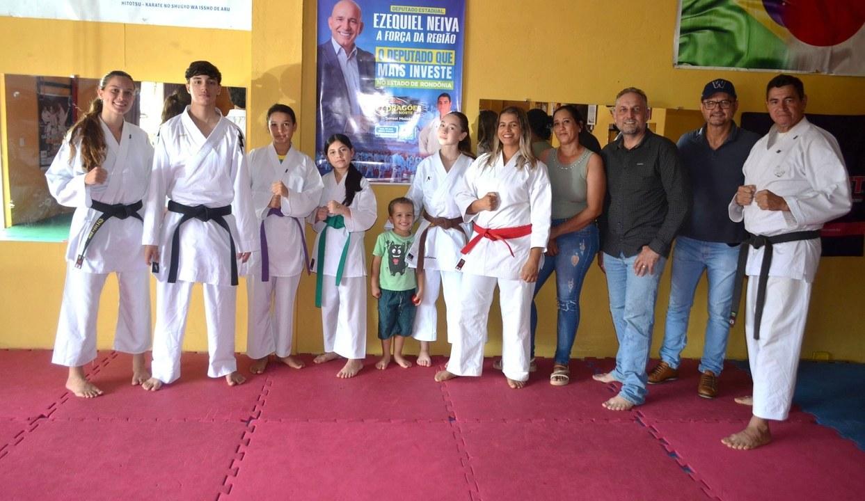 Deputado Ezequiel Neiva investe no esporte e contribui para valorização de talentos em Espigão d'Oeste
