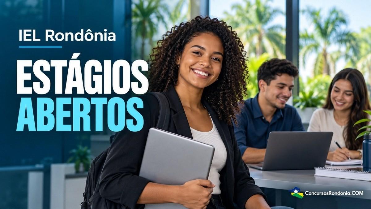 IEL tem estágios em Porto Velho e Ariquemes com bolsas de até R$ 1.650,00
