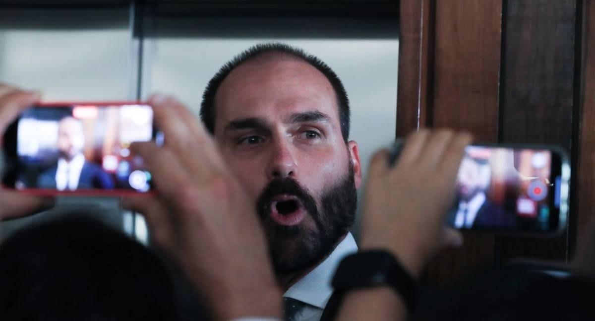 Nome de Eduardo Bolsonaro é incluído no Banco Nacional de Medidas Penais e Prisões com status pendente de cumprimento