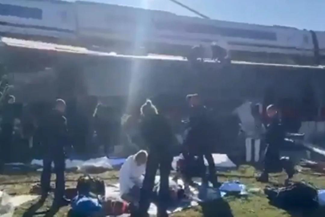 Sobe para 68 número de mortos em colisão entre trens
