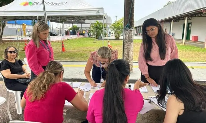 Ação Outubro Rosa reforça importância da prevenção e diagnóstico precoce entre servidoras do Detran-RO