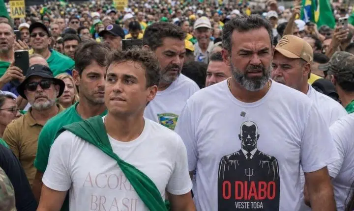 Bruno Scheid participa de ato de Nikolas contra Alcolumbre