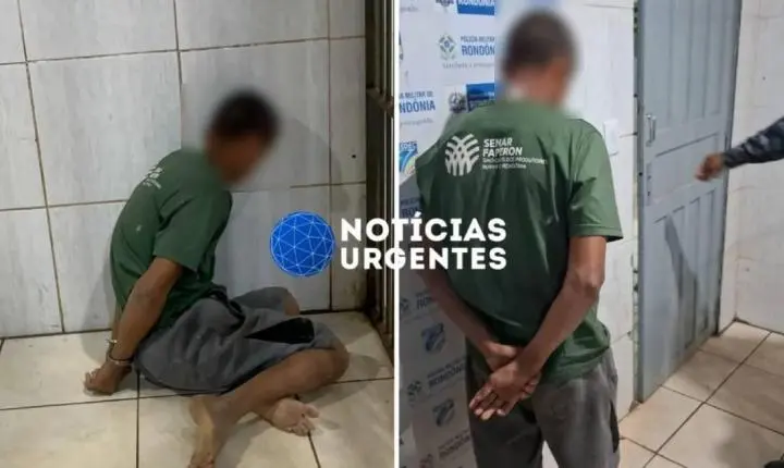 Caseiro é preso suspeito de abusar de criança de 6 anos no Ramal Maravilha, em Porto Velho