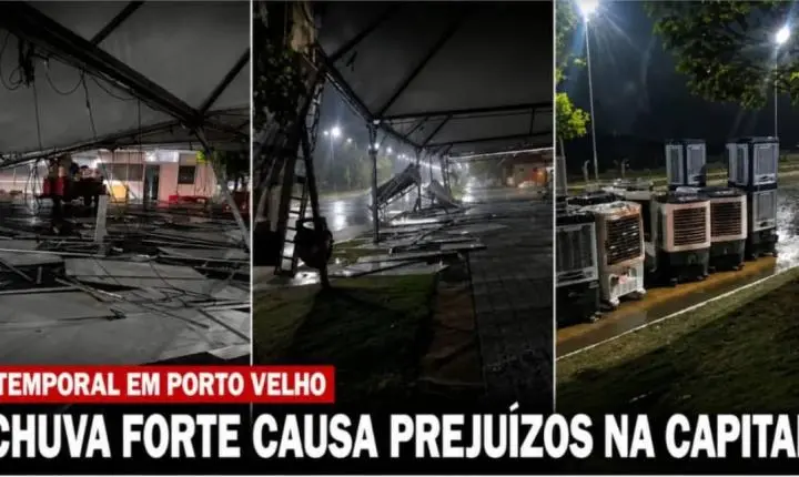 Chuva forte causa prejuízos em Porto Velho; empresário relata perdas de mais de R$ 350 mil