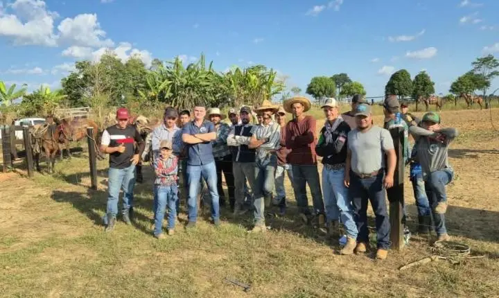 Coronel PM Regis Braguin a Voz de Rondônia em Brasília