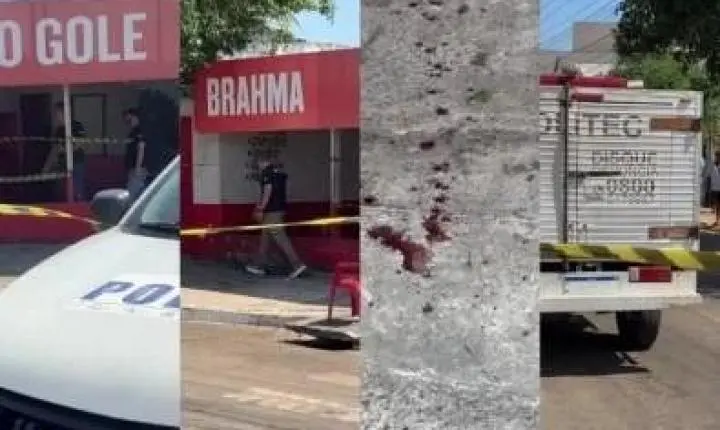 Criminoso invade bar e mata dona do estabelecimento e cliente a tiros – VEJA O VÍDEO