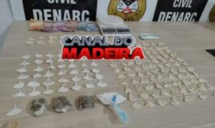 Denarc fecha ponto de tráfico e prende três suspeitos no decorrer de Operação Desarme em Porto Velho